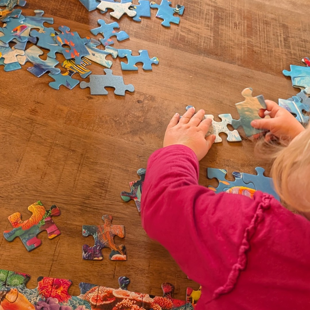 Hoogbegaafd Kind Ermee Omgaan Peuter Puzzelt 100 Stukken